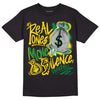 Dunk Low Reverse Brazil DopeSkill T-Shirt Real Ones Move In Silence Graphic - Black