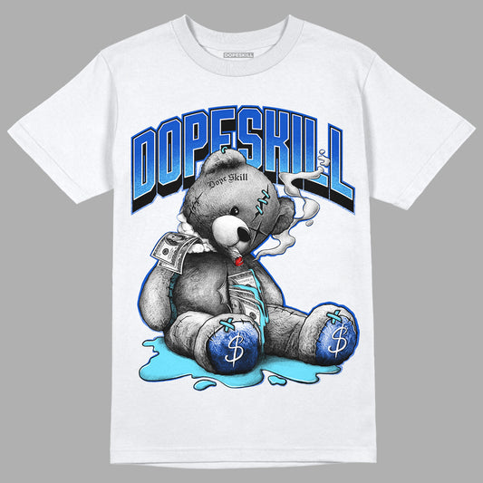 SB Dunk Argon DopeSkill T-Shirt Sick Bear Graphic - White 