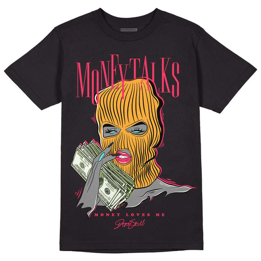 Flyease Bio Hack 1s Low DopeSkill T-Shirt Money Talks Graphic - Black 