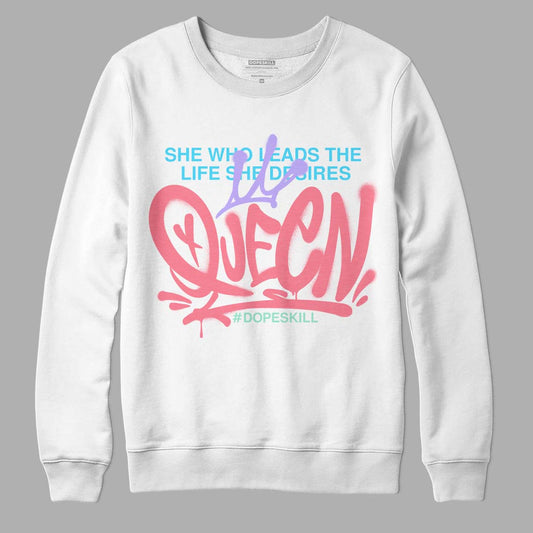 Candy Easter Dunk Low DopeSkill Sweatshirt Queen Graphic - White