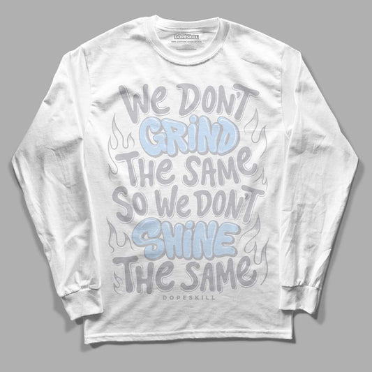 Jordan 11 Retro Low Cement Grey DopeSkill Long Sleeve T-Shirt Grind Shine Graphic Streetwear - White