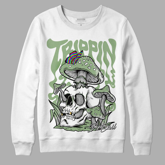 Jordan 4 Retro “Seafoam”  DopeSkill Sweatshirt Trippin Graphic Streetwear  - White