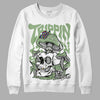 Jordan 4 Retro “Seafoam”  DopeSkill Sweatshirt Trippin Graphic Streetwear  - White
