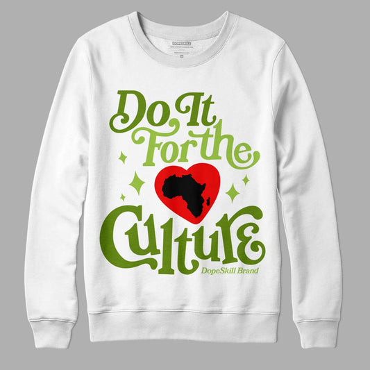Dunk Low 'Chlorophyll' DopeSkill Sweatshirt Do It For The Culture Graphic Streetwear - White