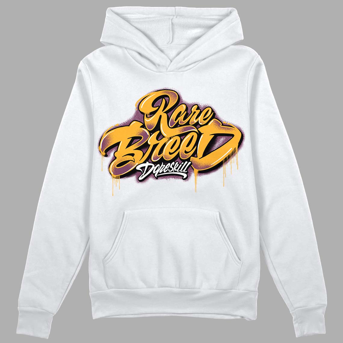 Brotherhood 1s High OG DopeSkill Hoodie Sweatshirt Rare Breed Type Graphic - White