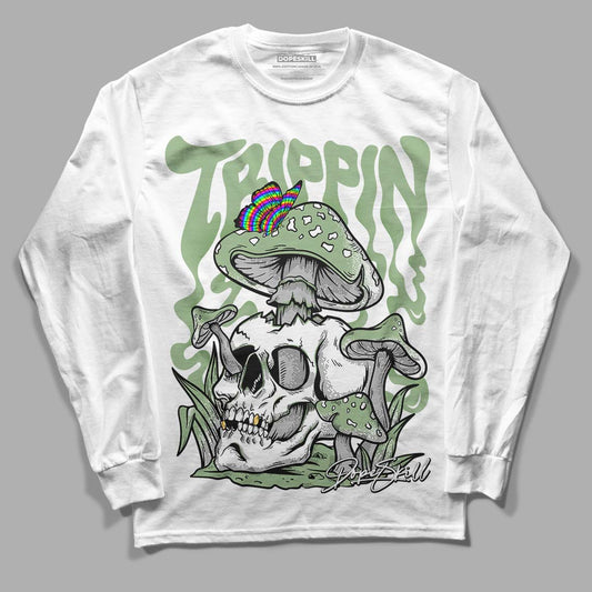 Jordan 4 Retro “Seafoam” DopeSkill Long Sleeve T-Shirt Trippin Graphic Streetwear - White
