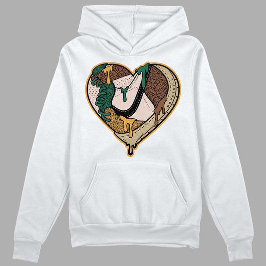 Safari Dunk Low DopeSkill Hoodie Sweatshirt Heart Jordan Graphic - White 