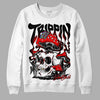 Dunk Low Panda White Black DopeSkill Sweatshirt Trippin Graphic - White