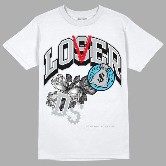 Dunk Low Lottery Pack Grey Fog DopeSkill T-Shirt Loser Lover Graphic - White 
