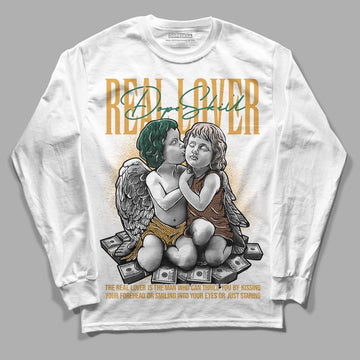 Safari Dunk Low DopeSkill Long Sleeve T-Shirt Real Lover Graphic - White