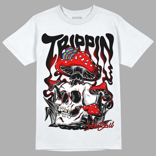 Dunk Low Panda White Black DopeSkill T-Shirt Trippin Graphic - White