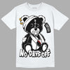 Jordan 1 High 85 Black White DopeSkill T-Shirt Hurt Bear Graphic Streetwear - White