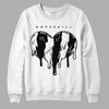 Jordan 1 High 85 Black White DopeSkill Sweatshirt Slime Drip Heart Graphic Streetwear - White