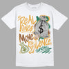Safari Dunk Low DopeSkill T-Shirt Real Ones Move In Silence Graphic - White