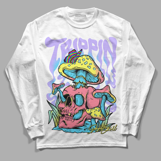 Candy Easter Dunk Low DopeSkill Long Sleeve T-Shirt Trippin Graphic - White