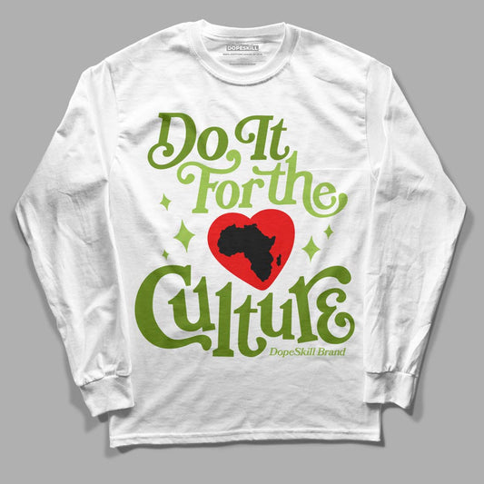 Dunk Low 'Chlorophyll' DopeSkill Long Sleeve T-Shirt Do It For The Culture Graphic Streetwear - White