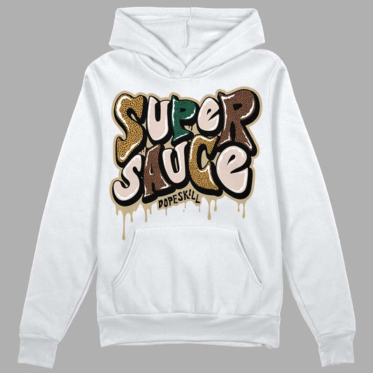 Safari Dunk Low DopeSkill Hoodie Sweatshirt Super Sauce Graphic - White 