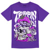 Court Purple 13s DopeSkill Purple T-shirt Trippin Graphic - Purple