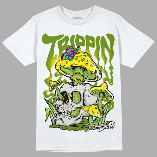 Dunk Low 'Chlorophyll' DopeSkill T-Shirt Trippin Graphic - White