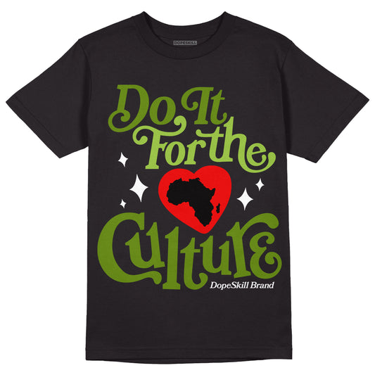 Nike SB Dunk Low Chlorophyll DopeSkill T-Shirt Do It For The Culture Graphic Streetwear - Black