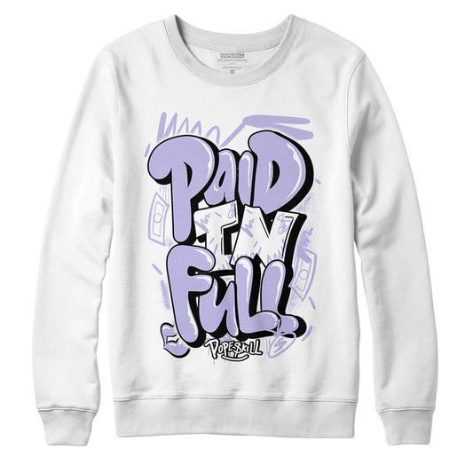 AJ 11 Low Pure Violet DopeSkill Sweatshirt New Paid In Full Graphic