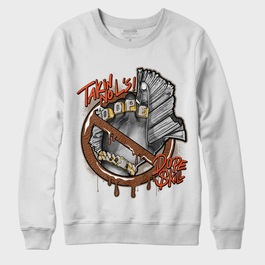 Jordan 3 “Desert Elephant” DopeSkill Sweatshirt Takin No L's Graphic - White 