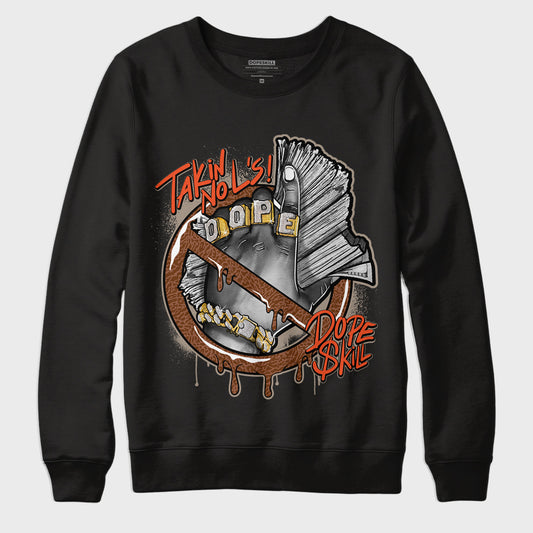 Jordan 3 “Desert Elephant” DopeSkill Sweatshirt Takin No L's Graphic - Black