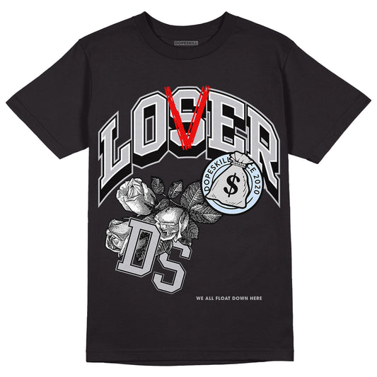 Jordan 11 Retro Low Cement Grey DopeSkill T-Shirt Loser Lover Graphic Streetwear - Black