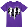 PURPLE Collection DopeSkill Purple T-shirt Slime Drip Heart Graphic - Purple