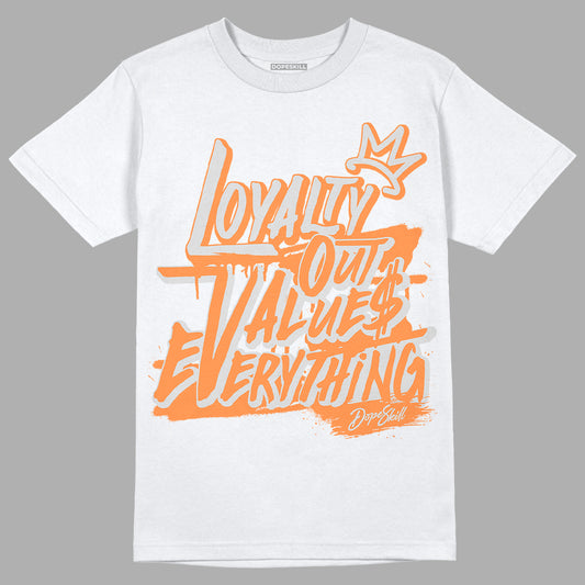 Dunk Low Peach Cream (W) DopeSkill T-Shirt LOVE Graphic - White