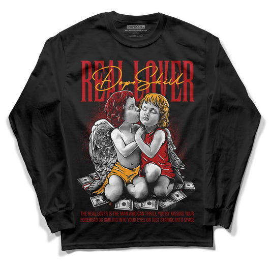 Cardinal 7s DopeSkill Long Sleeve T-Shirt Real Lover Graphic - Black 