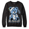 Jordan 5 Retro University Blue DopeSkill Sweatshirt Hurt Bear Graphic Streetwear - Black