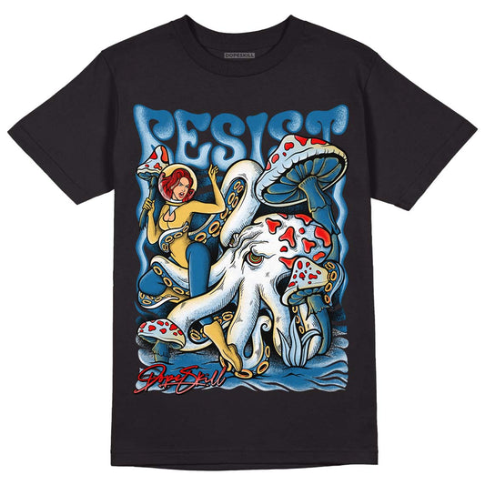 Denim 1s Retro High DopeSkill T-Shirt Resist Graphic - Black