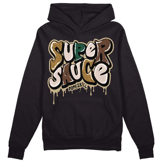 Safari Dunk Low DopeSkill Hoodie Sweatshirt Super Sauce Graphic - Black 