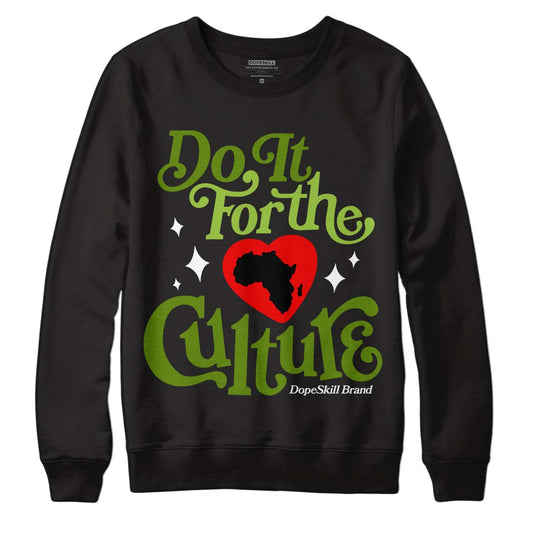 Dunk Low 'Chlorophyll' DopeSkill Sweatshirt Do It For The Culture Graphic Streetwear - Black