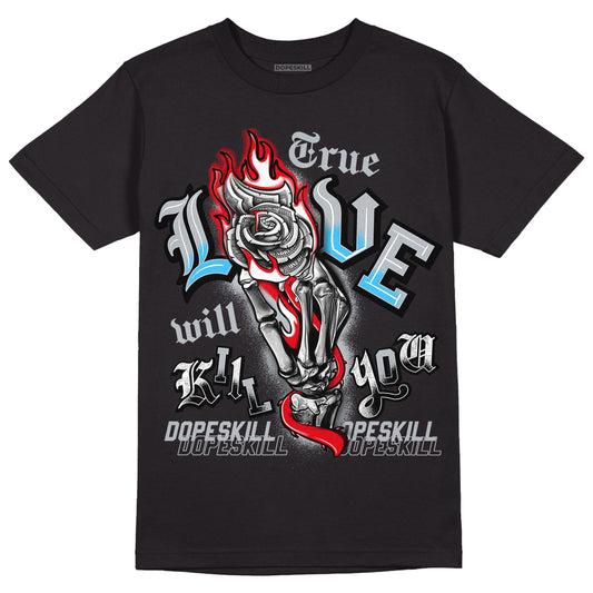 Dunk Low Lottery Pack Grey Fog DopeSkill T-Shirt True Love Will Kill You Graphic