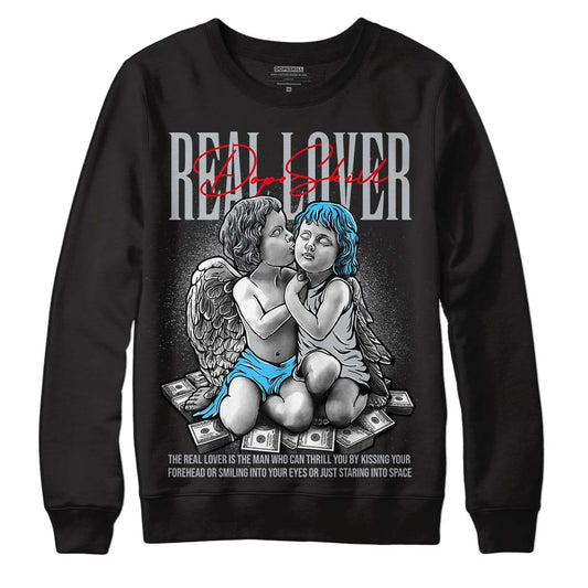 Dunk Low Lottery Pack Grey Fog DopeSkill Sweatshirt Real Lover Graphic - Black