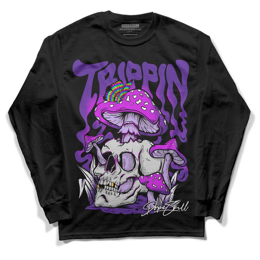Court Purple 13s DopeSkill Long Sleeve T-Shirt Trippin Graphic