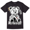 Jordan 1 High 85 Black White DopeSkill T-Shirt Hurt Bear Graphic Streetwear  - Black