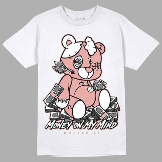 Rose Whisper Dunk Low DopeSkill T-Shirt MOMM Bear Graphic - White 