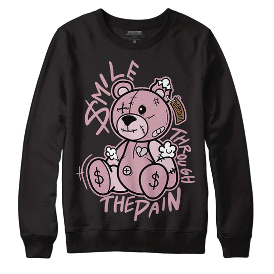 Dunk Low Teddy Bear Pink DopeSkill Sweatshirt BEAN Graphic - Black