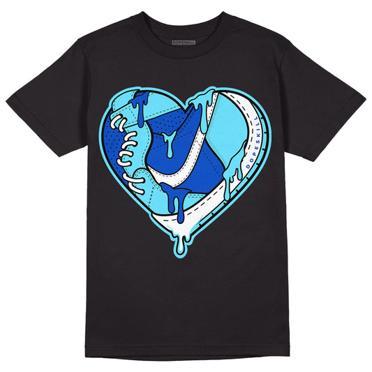 SB Dunk Argon DopeSkill T-Shirt Heart Jordan Graphic - Black