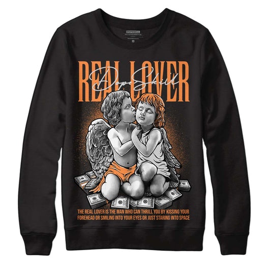 Dunk Low Peach Cream (W) DopeSkill Sweatshirt Real Lover Graphic - Black