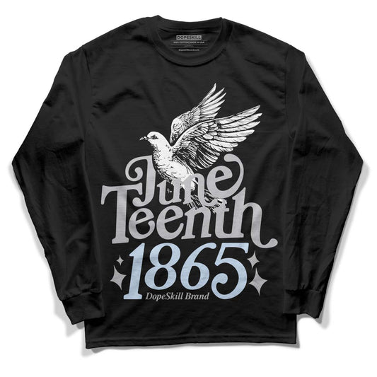 Jordan 11 Retro Low Cement Grey DopeSkill Long Sleeve T-Shirt Juneteenth 1865 Graphic Streetwear - Black