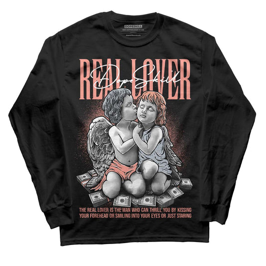 DJ Khaled x Jordan 5 Retro ‘Crimson Bliss’ DopeSkill Long Sleeve T-Shirt Real Lover Graphic Streetwear  - Black 