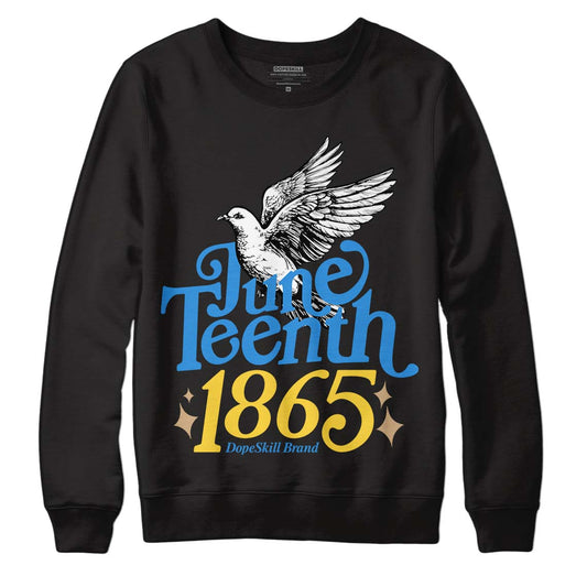 Dunk Low Pro SB Homer DopeSkill Sweatshirt Juneteenth 1865 Graphic Streetwear - Black