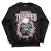 Dunk Low Teddy Bear Pink DopeSkill Long Sleeve T-Shirt Trapped Halloween Graphic - Black