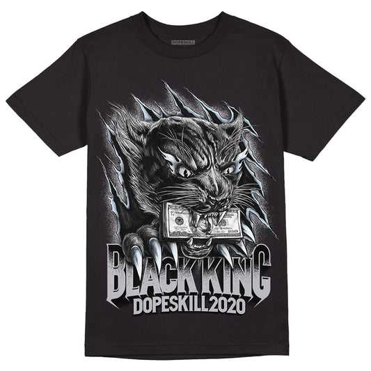 Jordan 11 Retro Low Cement Grey DopeSkill T-Shirt Black King Graphic Streetwear - Black