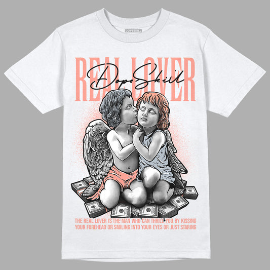 DJ Khaled x Jordan 5 Retro ‘Crimson Bliss’ DopeSkill T-Shirt Real Lover Graphic Streetwear - White