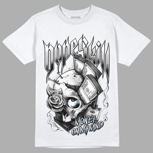 Jordan 11 Retro Low Cement Grey DopeSkill T-Shirt Money On My Mind Graphic Streetwear - White